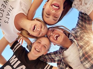 Group of teenagers